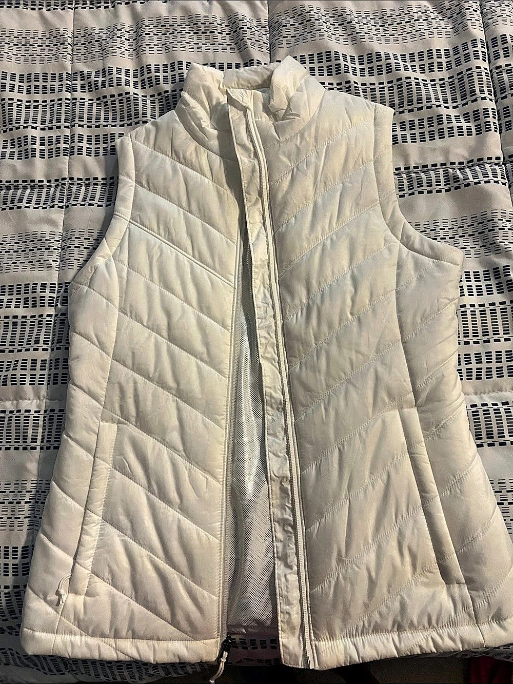 Columbia Heavenly Vest Quilted White Small